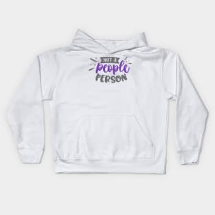 Not a people person. Kids Hoodie